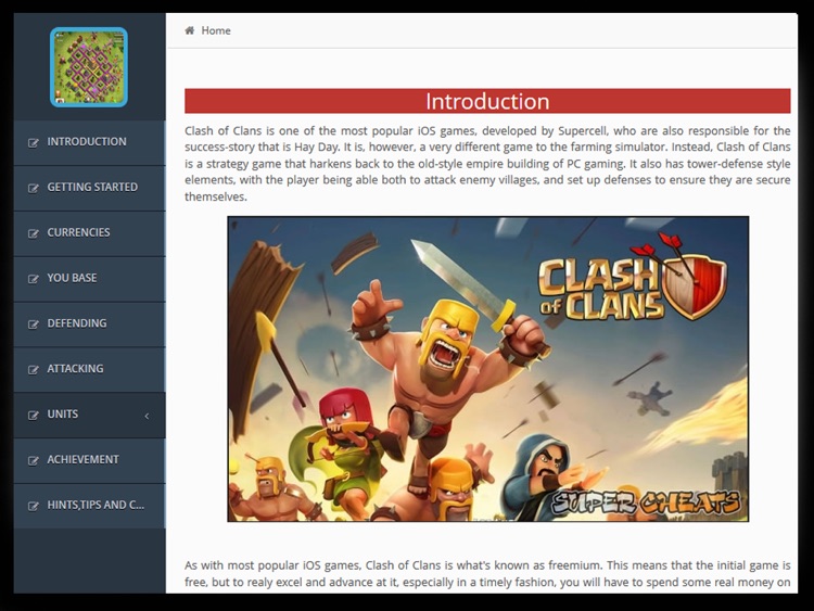Guide for Clash of Clans !