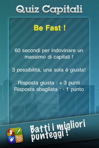 Capitals Quiz : Be fast ! screenshot 2