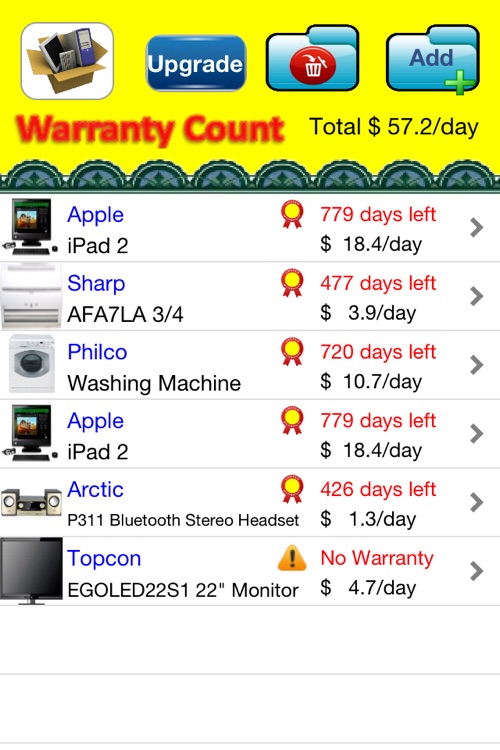 Warranty Count Lite