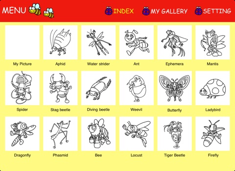 Insect Coloring for Kids ~Bugs in Wonderland~ screenshot 4