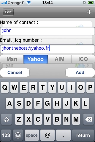 Status Checker for MSN,YAHOO,AIM,ICQ screenshot 3