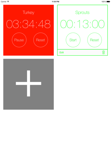 Simple Timer : The timer for iOS7のおすすめ画像1