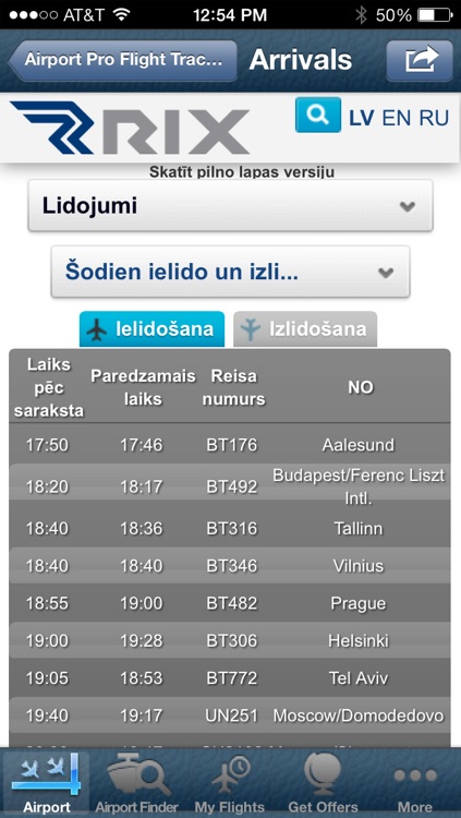 Riga Airport Info + Flight Tracker screenshot-3