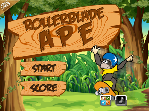 Rollerblade Ape - Help Kong Escapeのおすすめ画像1