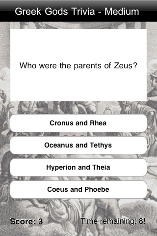 Greek God Trivia screenshot 3