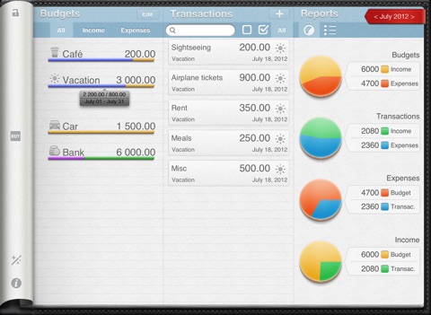 Budget Notes HD for Home Budget screenshot 3