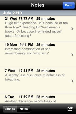 Equanimity - Meditation Timer & Tracker screenshot 4