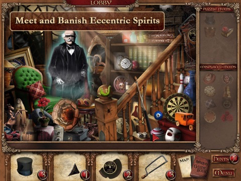 Mortimer Beckett and the Secrets of Spooky Manor for iPad LITE screenshot 4