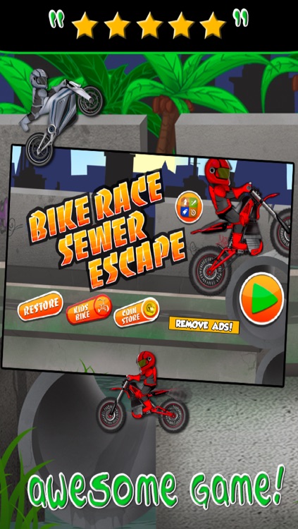 Motorcycle Bike Race Escape : Speed Racing from Mutant Sewer Rats & Turtles Game - Multiplayer Shooter Edition