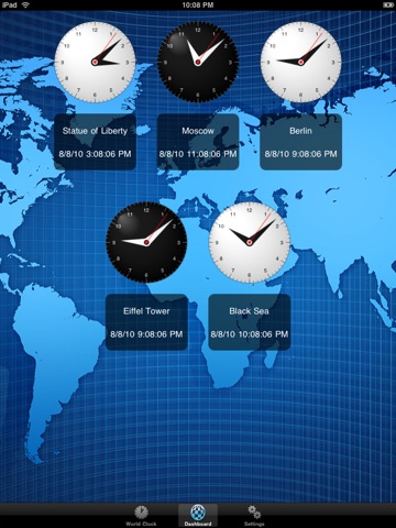 iWorldClock screenshot 2