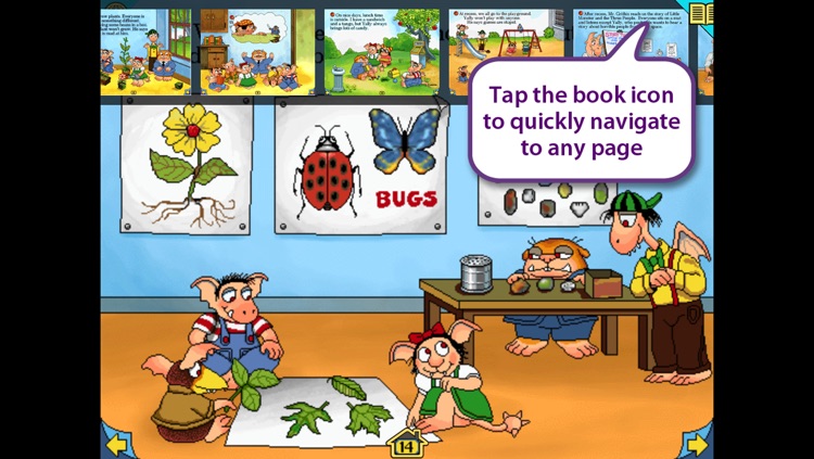Little Monster at School – Wanderful interactive storybook in UK English and French