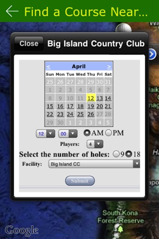 Golf Finder Hawaii screenshot 2