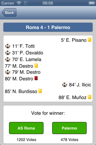 Live Scores for AS Roma screenshot 4