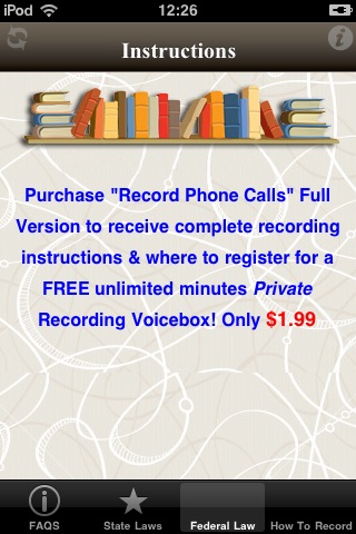 RecordPhoneCallsLaws screenshot 3