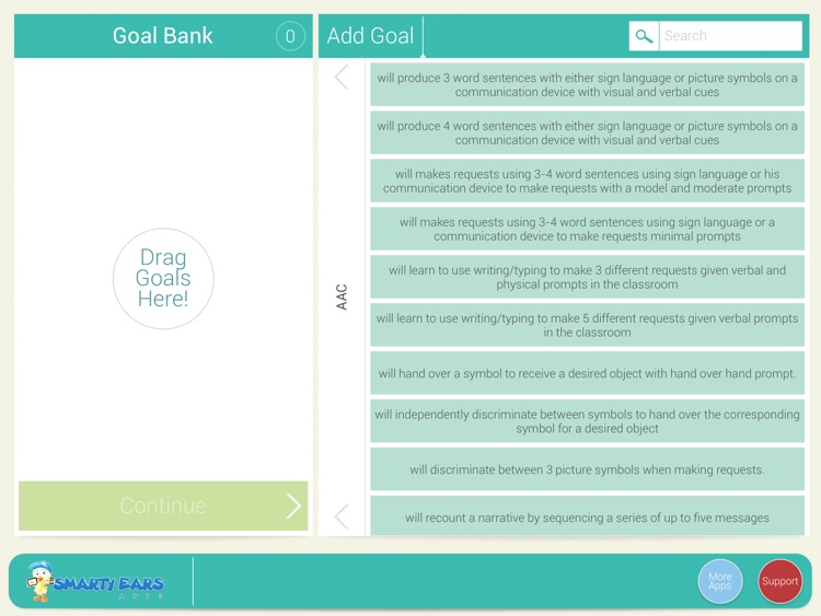 SLP Goal Bank