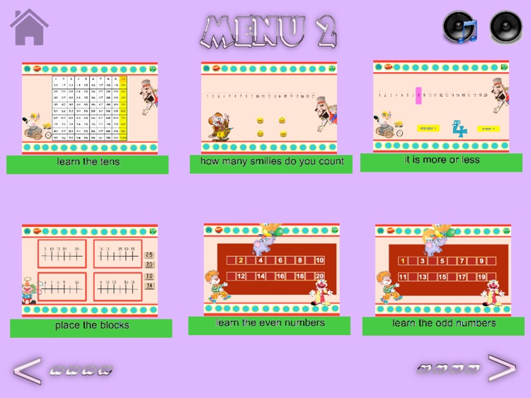 Playing with numbers. Learn the dozens, even and odd numbers, where they stand on a number line and many more for children between 4 and 7 years old.