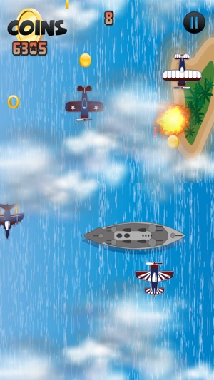 WW2 Carrier Fighter Games - Metal Baron Gunship Game Lite(圖1)-速報App