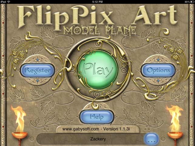 FlipPix Art - Model Plane