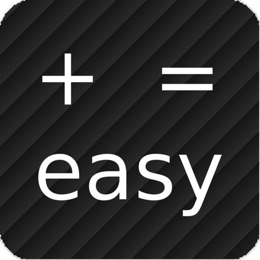 Calculate Easy Cool Black icon