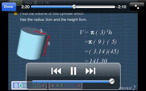 Geometry: Volume of Solids Lite (Video & Calcul... screenshot 3
