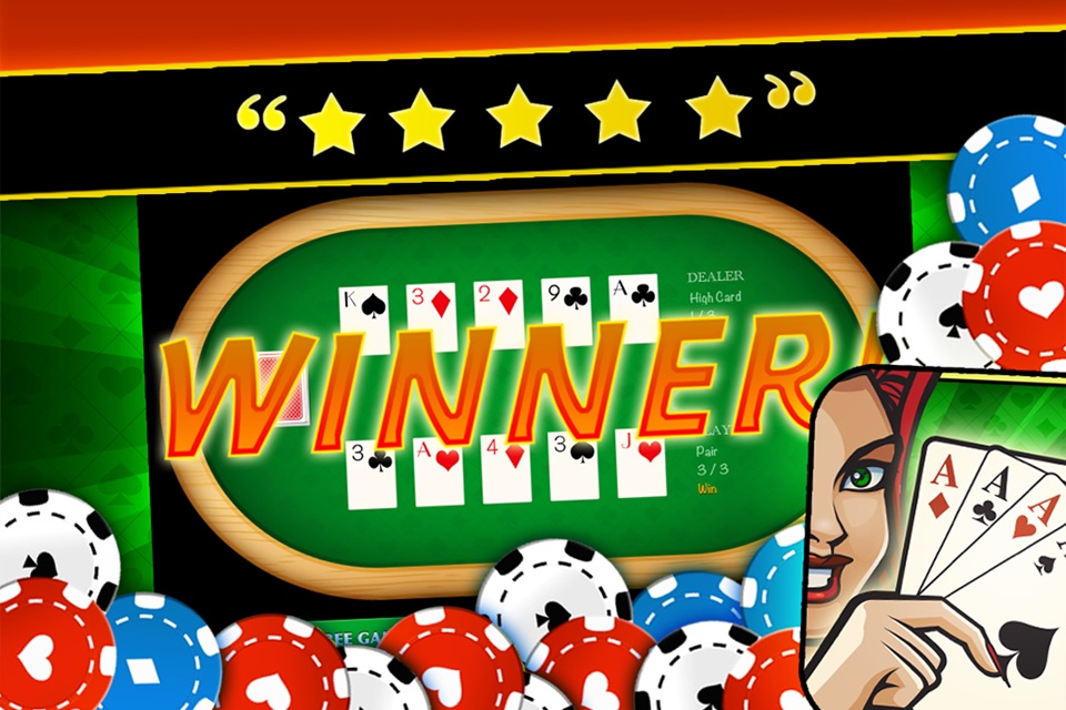Free Video Poker Double or Nothing Game for iPhone and iPad Apps screenshot 3
