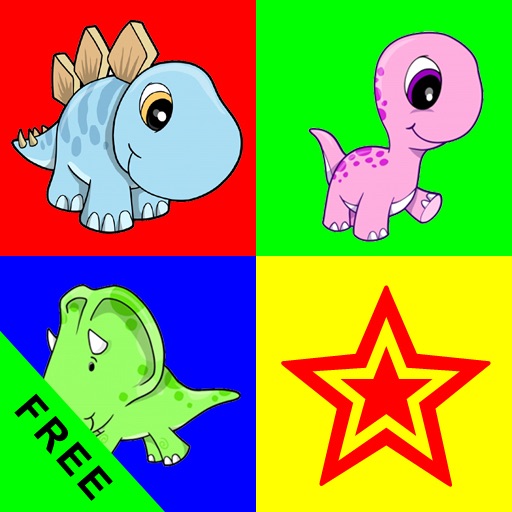 Ace Dinosaurs Memory Match Lite Free - for iPad icon