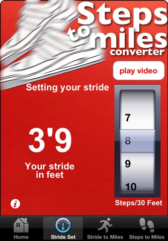 Steps To Miles & Stride Converter screenshot 2