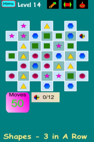 Shapes - 3 in A Row screenshot 3