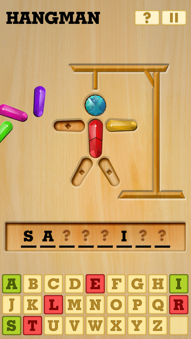 How to cancel & delete Hangman by Purple Buttons from iphone & ipad 2