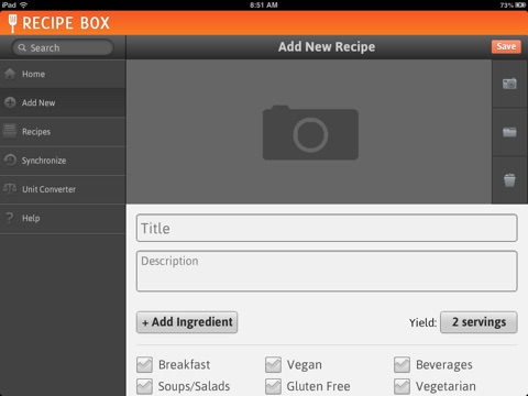 Recipe Box by Blacktop Interactive screenshot 3