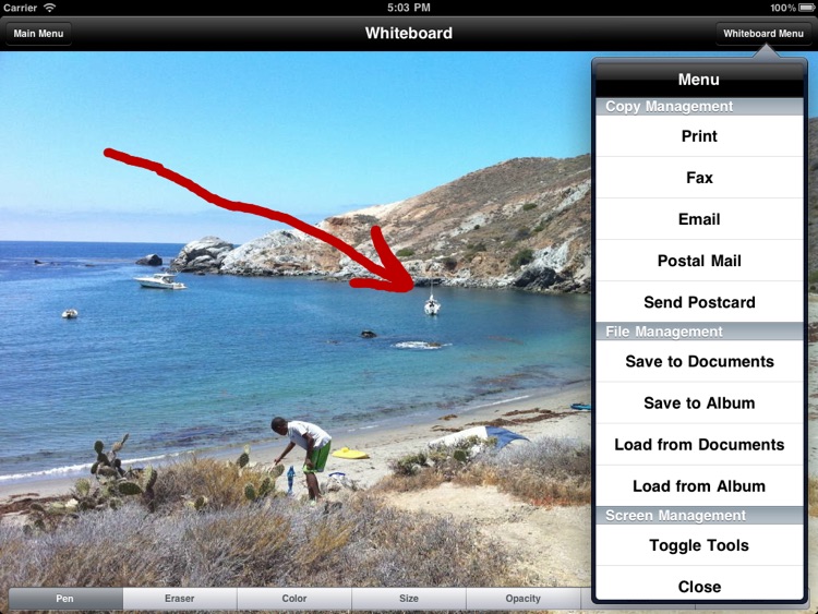 Wireless Whiteboard for iPad screenshot-3