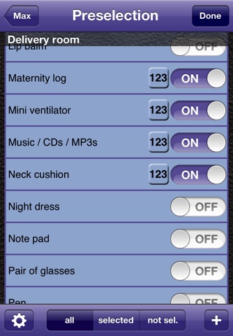 BabyBag - Pack your bag for the delivery screenshot 3