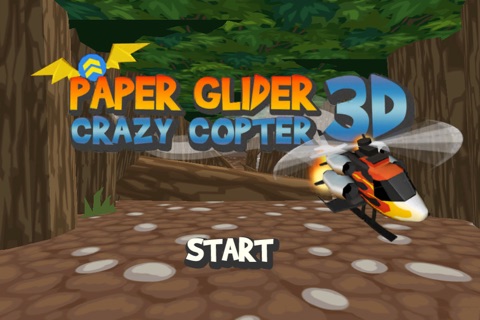 Paper Glider Crazy Copter 3D screenshot 2