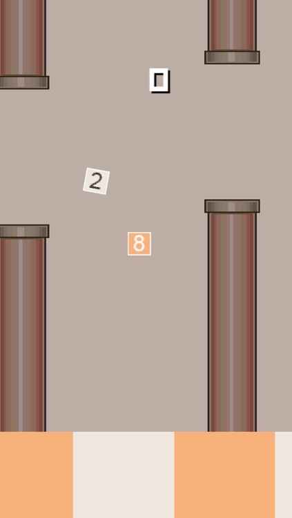 Flappy-2048: Modern White Edition