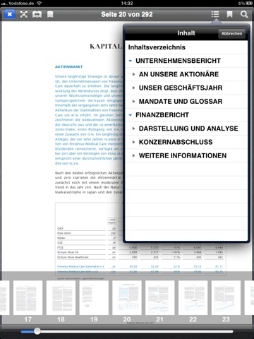 Fresenius Medical Care Publikationen screenshot 3