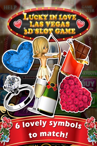 Lucky In Love Las Vegas 3D Slots Game screenshot 2