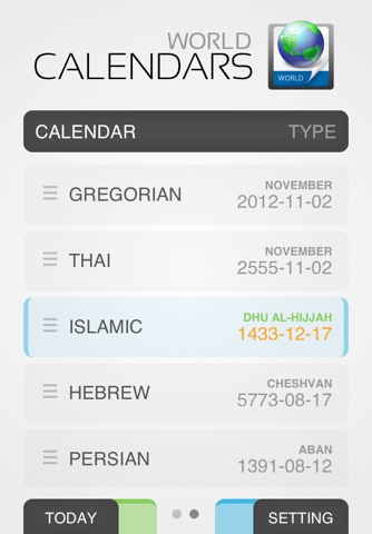 World Calendars Converter screenshot 2