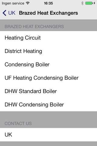 HVAC Selection screenshot 2