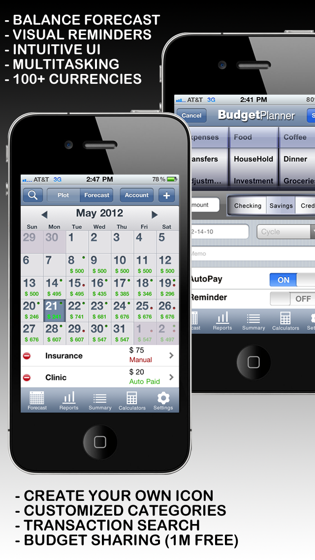 How to cancel & delete Budget Planner & Web Sync (income and expense balance calendar) from iphone & ipad 1