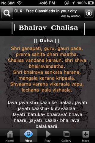 Bhairav Chalisa screenshot 3