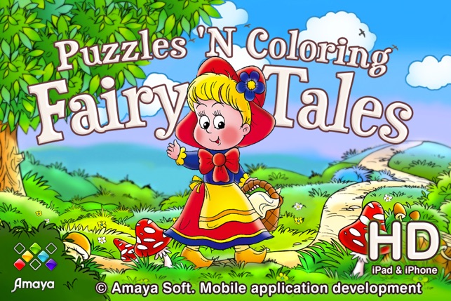 Puzzles & Coloriage -  Les Contes de Fées Lite(圖1)-速報App