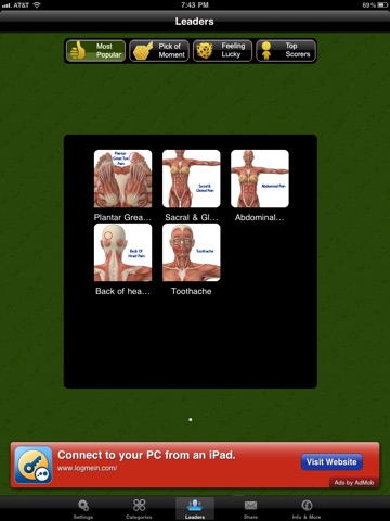 Muscle Trigger Points Doctor for iPad screenshot 4