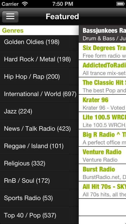 RadioBox Free -  A collection of great online and FM radio stations worldwide screenshot-4