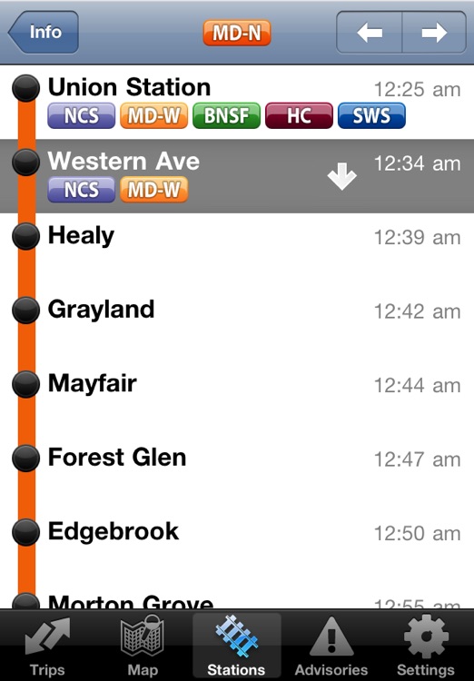 iTrans Chicago Metra screenshot-4