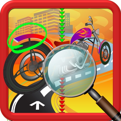 Find the Difference Spot it Bike Challenge Race theme iOS App