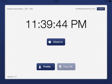 Zip Time Clock screenshot 2