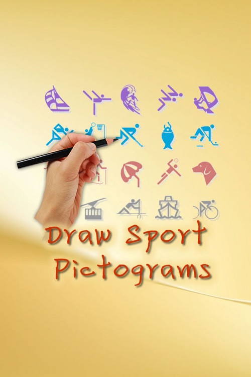 Draw Sport Pictograms