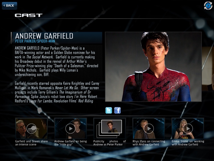 The Amazing Spider-Man Second Screen App screenshot-1