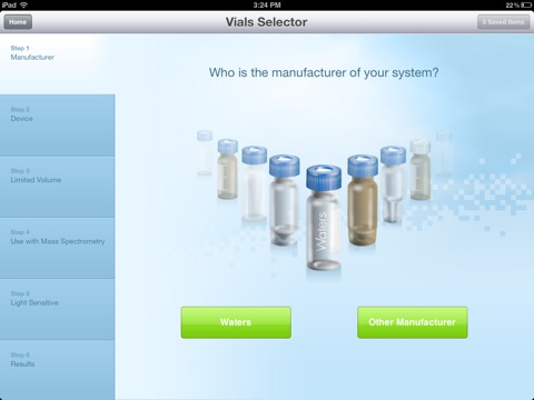 Waters Part Selector screenshot 2