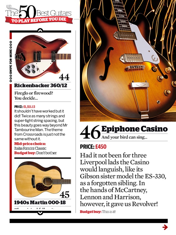 The 50 Best Guitars To Play Before You Die by Guitarist
